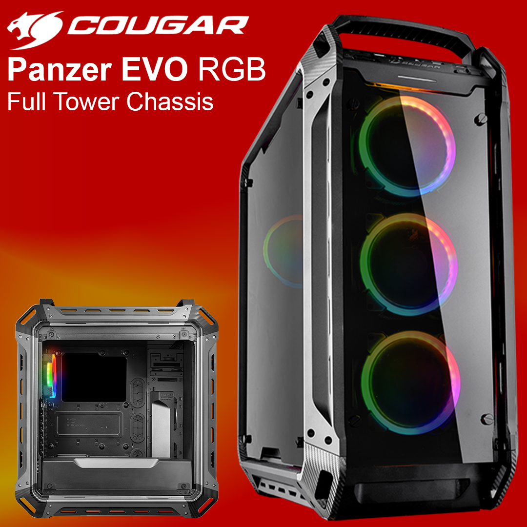 Cougar Panzer EVO RGB Full Tower Chassis - Black