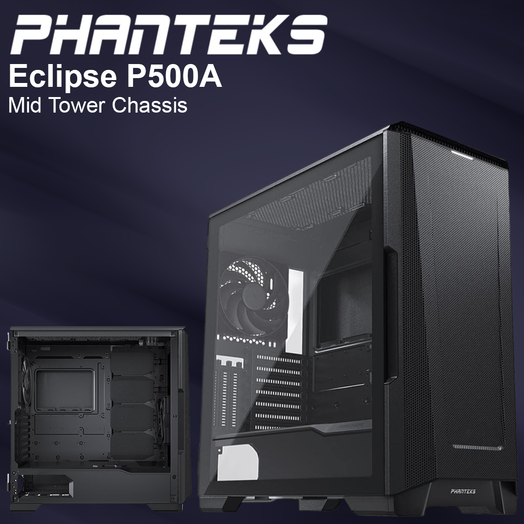 Phanteks Eclipse P500A Mid Tower Chassis - Black