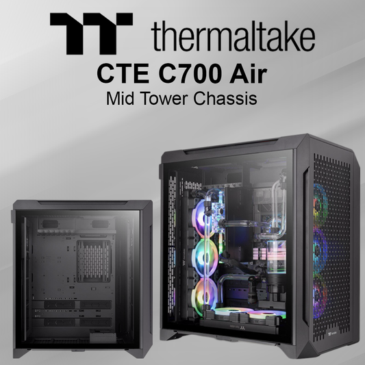 Thermaltake CTE C700 Air Mid Tower Chassis - Black