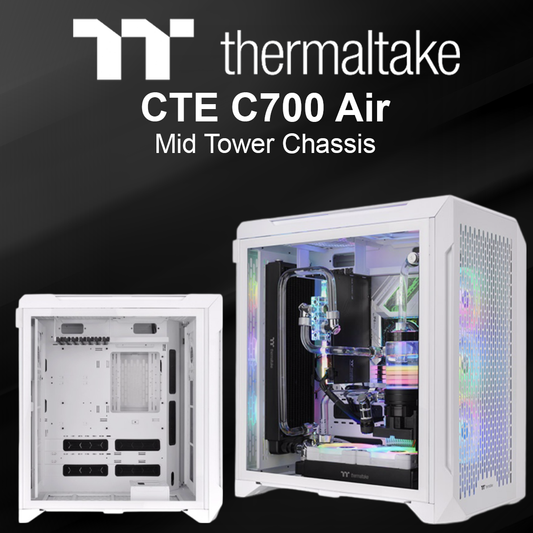 Thermaltake CTE C700 Air Mid Tower Chassis - Snow