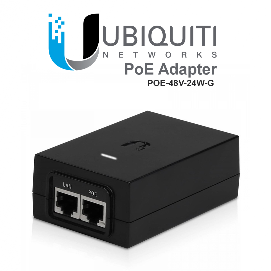 Ubiquiti 48V PoE Adapter - POE-48V-24W-G