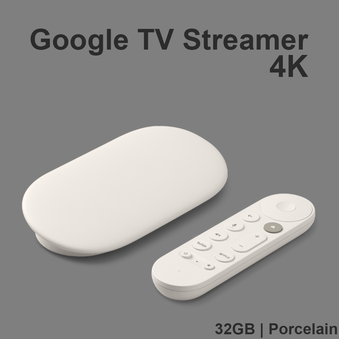 Google TV Streamer 4K | 32GB | Porcelain