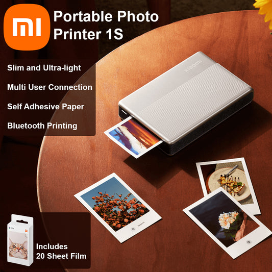 Xiaomi MI Portable Photo Printer 1S with 20 Sheet Film