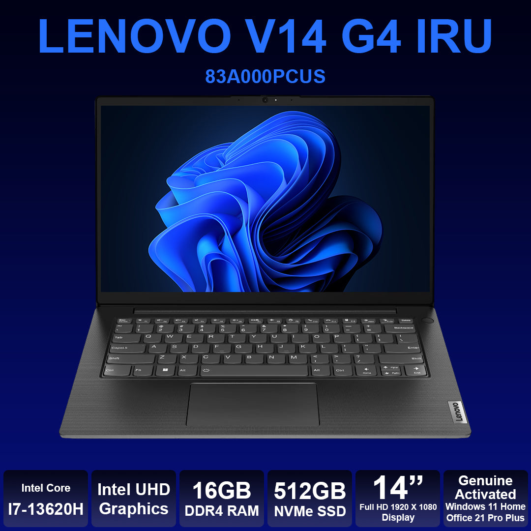 Lenovo V14 G4 IRU 14" I7 13th 16GB RAM 512GB NVMe Laptop