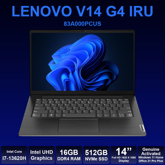 Lenovo V14 G4 IRU 14" I7 13th 16GB RAM 512GB NVMe Laptop