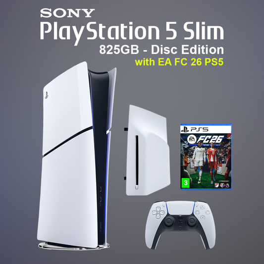 Sony PlayStation 5 Slim 825GB Console - Disc Drive & EA FC 26