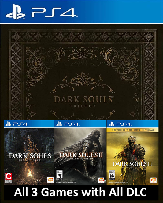 Dark Souls Trilogy - PS4 Game (Includes: I, II, III)