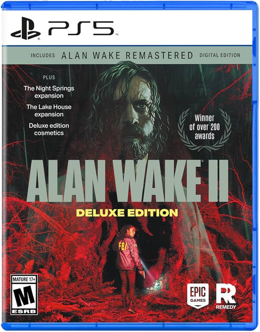 Alan Wake II Deluxe Edition (Includes: Alan Wake I : Digital Code) - PS5 Game