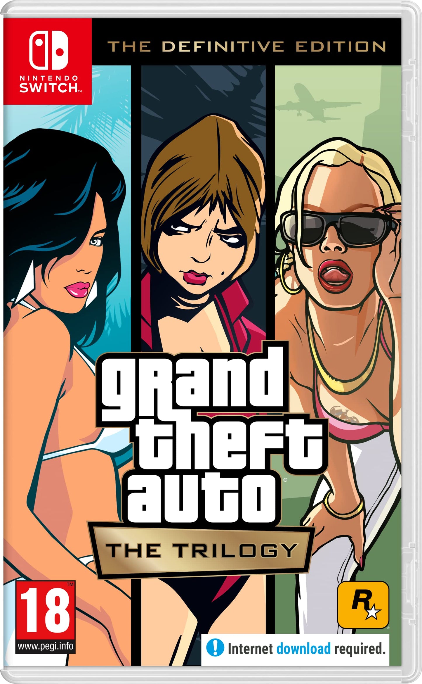 Grand Theft Auto: The Trilogy - Nintendo Game (Includes: GTA 3, Vice City, San Andreas)