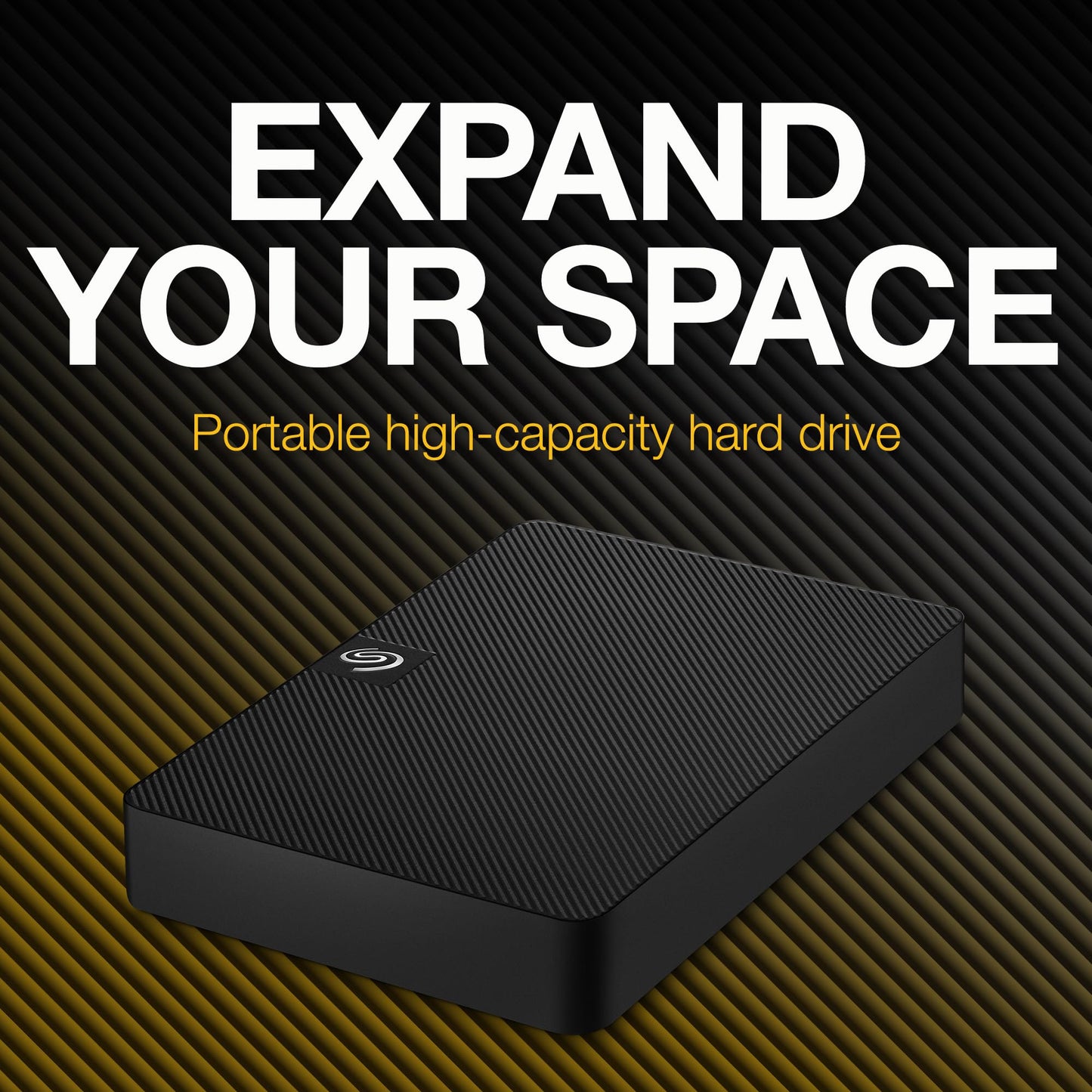 Seagate Expansion 4TB External Portable Hard Drive (Black)