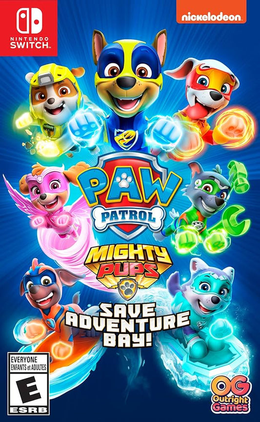 Paw Patrol Mighty Pups Save Adventure Bay - Nintendo Game