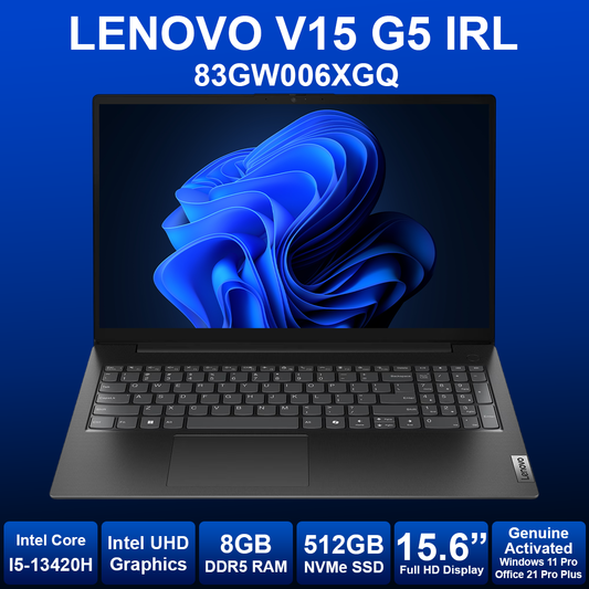 Lenovo V15 G5 15.6" I5 13th 8GB RAM 512GB SSD Laptop