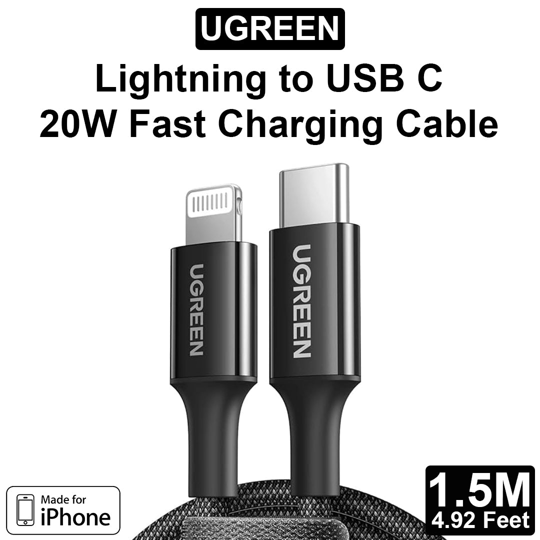 Lightning to USB C 20W Fast Charging Cable - 1.5M - 90590