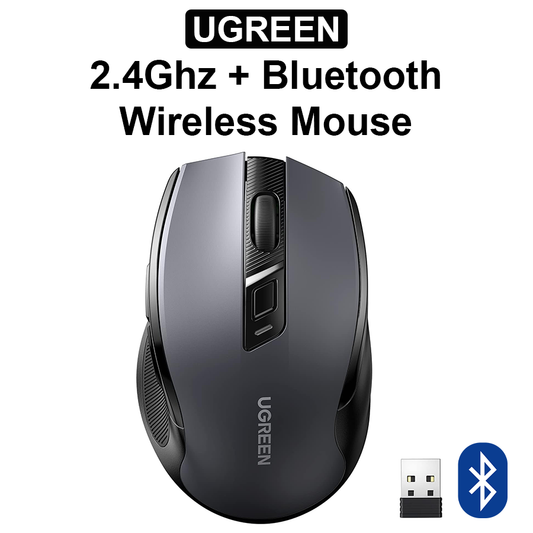 2.4Ghz & Bluetooth Wireless Mouse - 90855