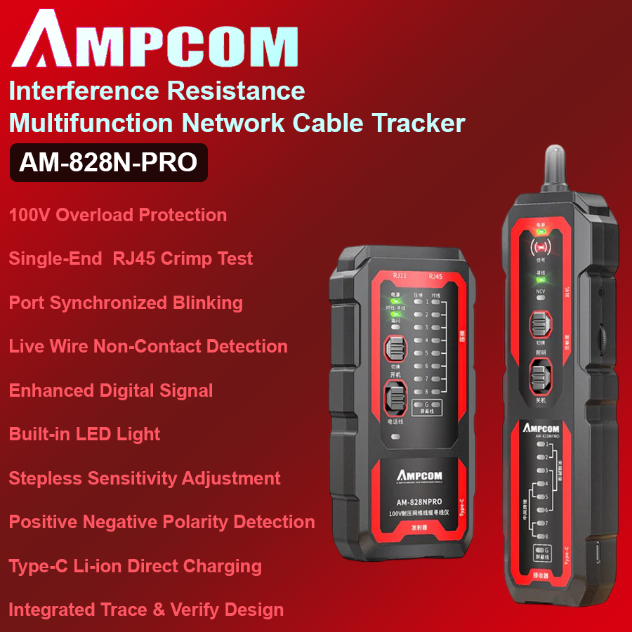 LAN Network Cable Tester with Wire Tracker