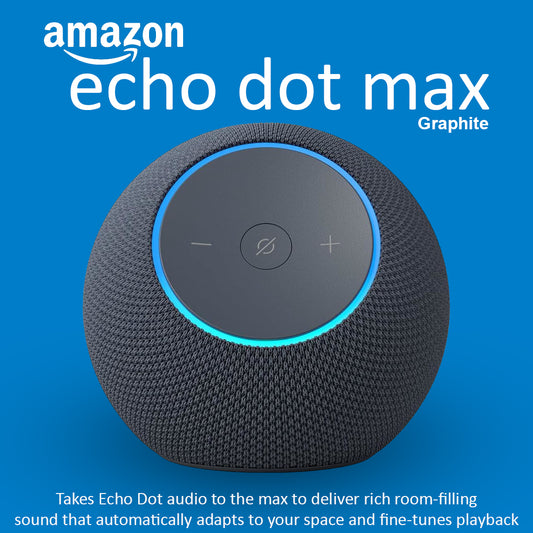 Amazon Echo Dot Max Voice Assistant Speaker - Graphite