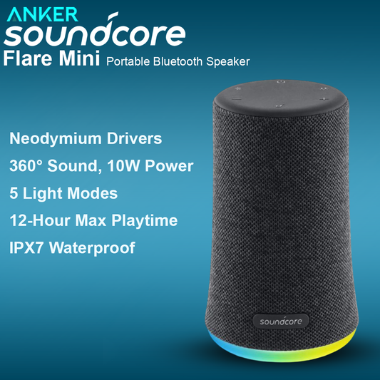 Anker Soundcore Flare Mini Portable Waterproof Speaker