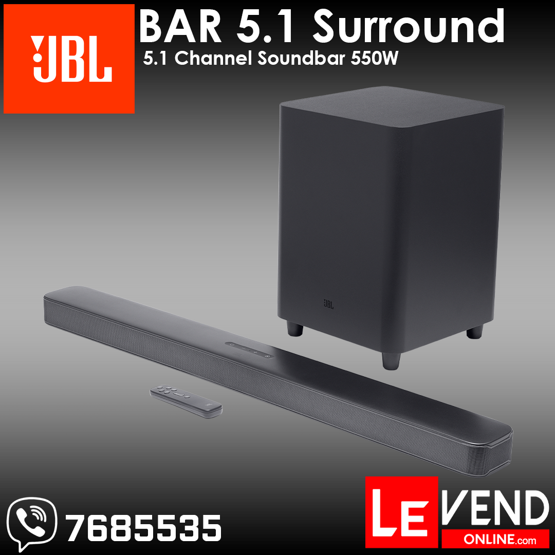 JBL Bar 5.1 Surround | 5.1 Chn Soundbar 550W