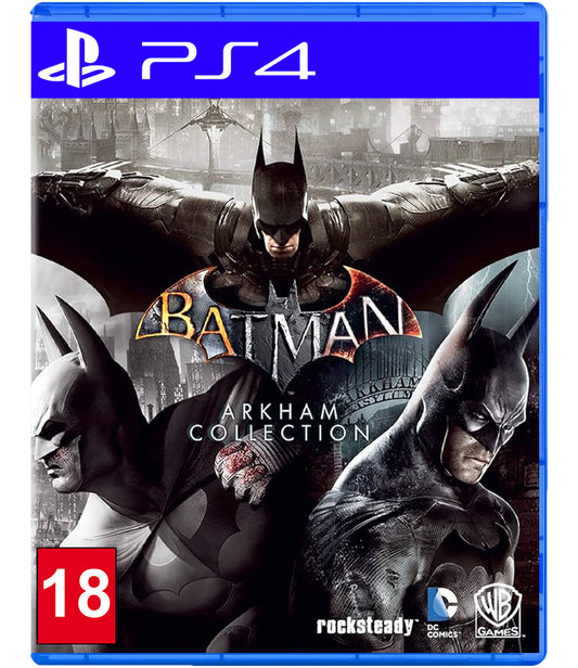 Batman Arkham Collection - PS4 Game (Includes: Arkham Asylum, Arkham City, Arkham Knight)