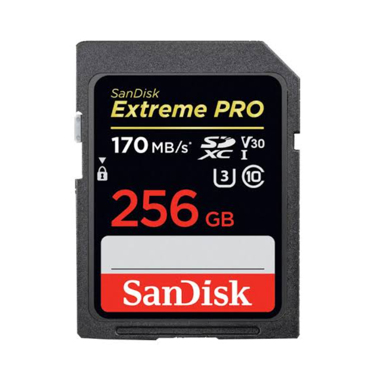 SanDisk Extreme PRO 256GB SDHC & SDXC UHS-I Card