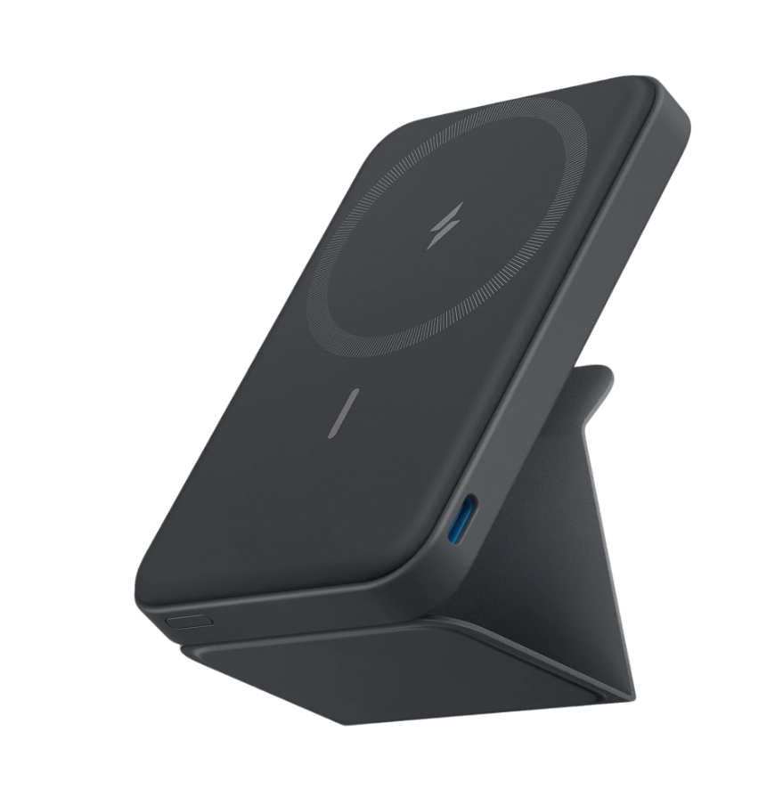 Anker MagGo 5000mAh Magnetic Powerbank with Foldable Stand - Black - A1614H13