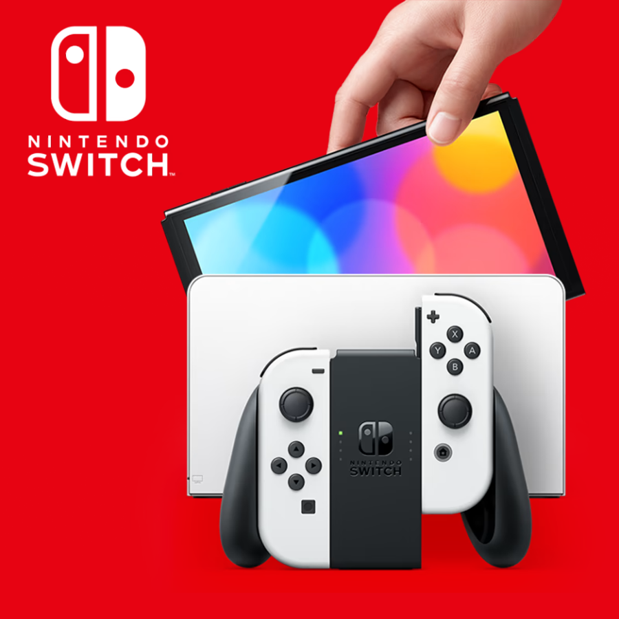 Nintendo Switch OLED Portable Console - White