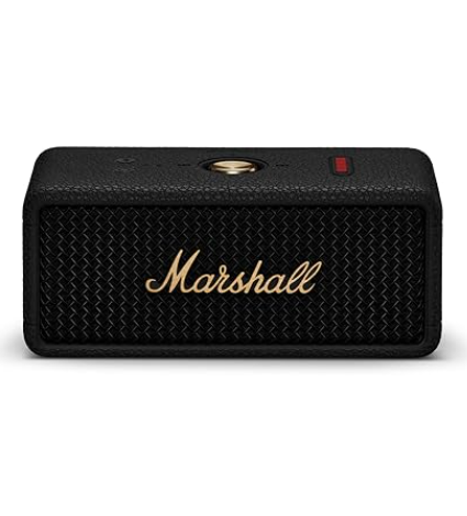 Marshall Emberton III Bluetooth Portable Speaker - Black and Brass