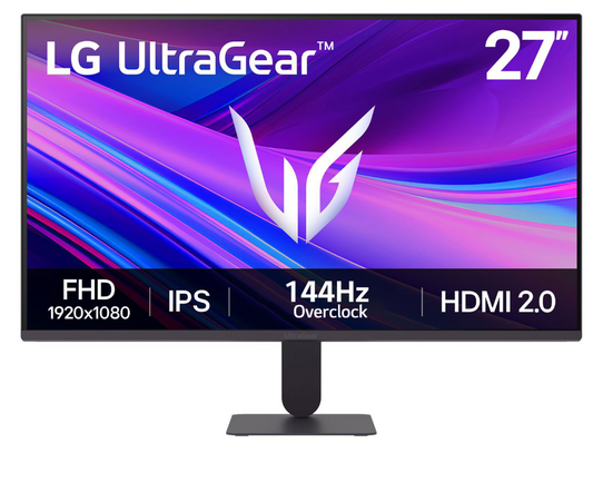 LG UltraGear 27 Inch 120Hz Full HD Monitor - 27G411A-B