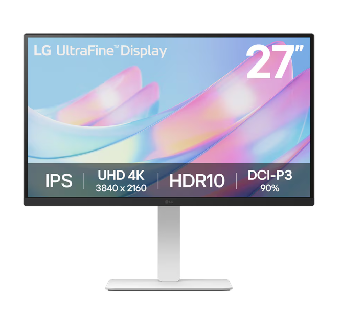 LG UltraFine 27 Inch 4K UHD Monitor - 27US550-W
