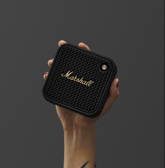 Marshall Willen II Portable Bluetooth Speaker - Black & Brass