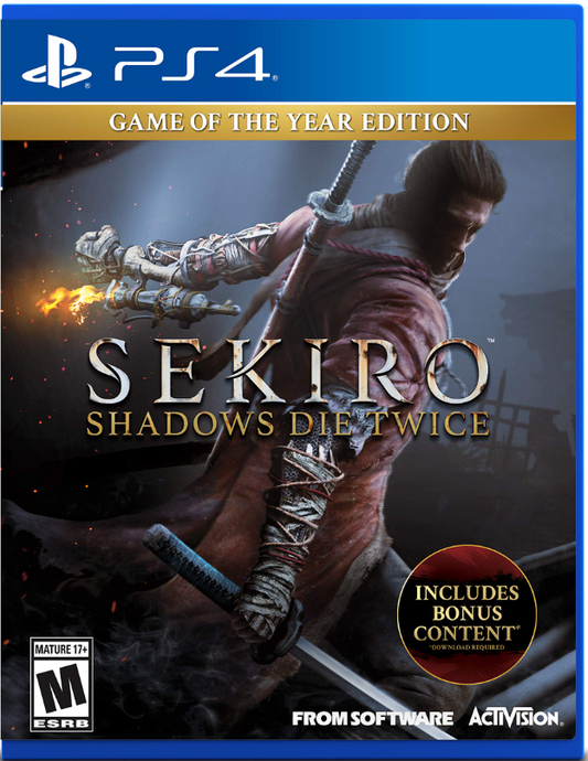 Sekiro Shadows Die Twice Game of the Year Edition - PS4 Game