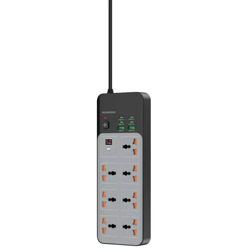 7 Way Universal Power Extension Board with (2x USB-A / 3x USB-C) - 3M
