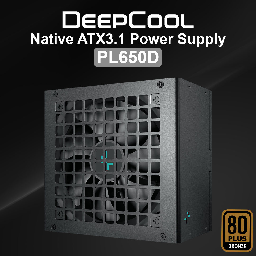 Deepcool PL650D 650W 80+ Bronze Non-Modular Power Supply