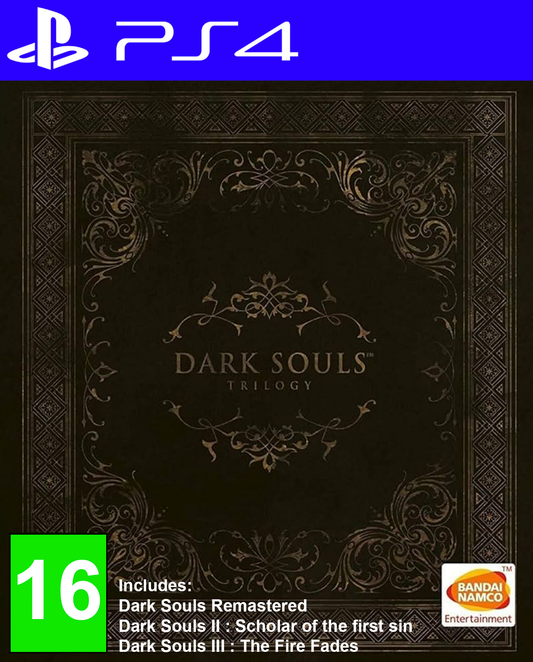 Dark Souls Trilogy - PS4 Game (Includes: I, II, III)