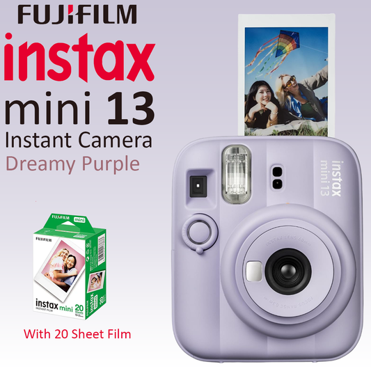 FujiFilm Instax Mini 13 Instant Camera with 20 Sheet Film - Dreamy Purple