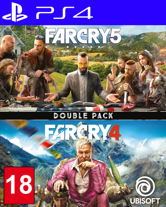 Farcry 4 + Farcry 5 - Double Pack / Far Cry - PS4 Game