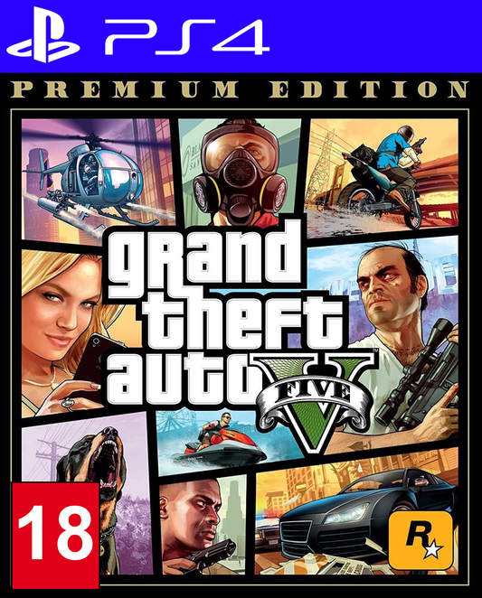 Grand Theft Auto V / GTA 5 - Premium Edition - PS4 Game