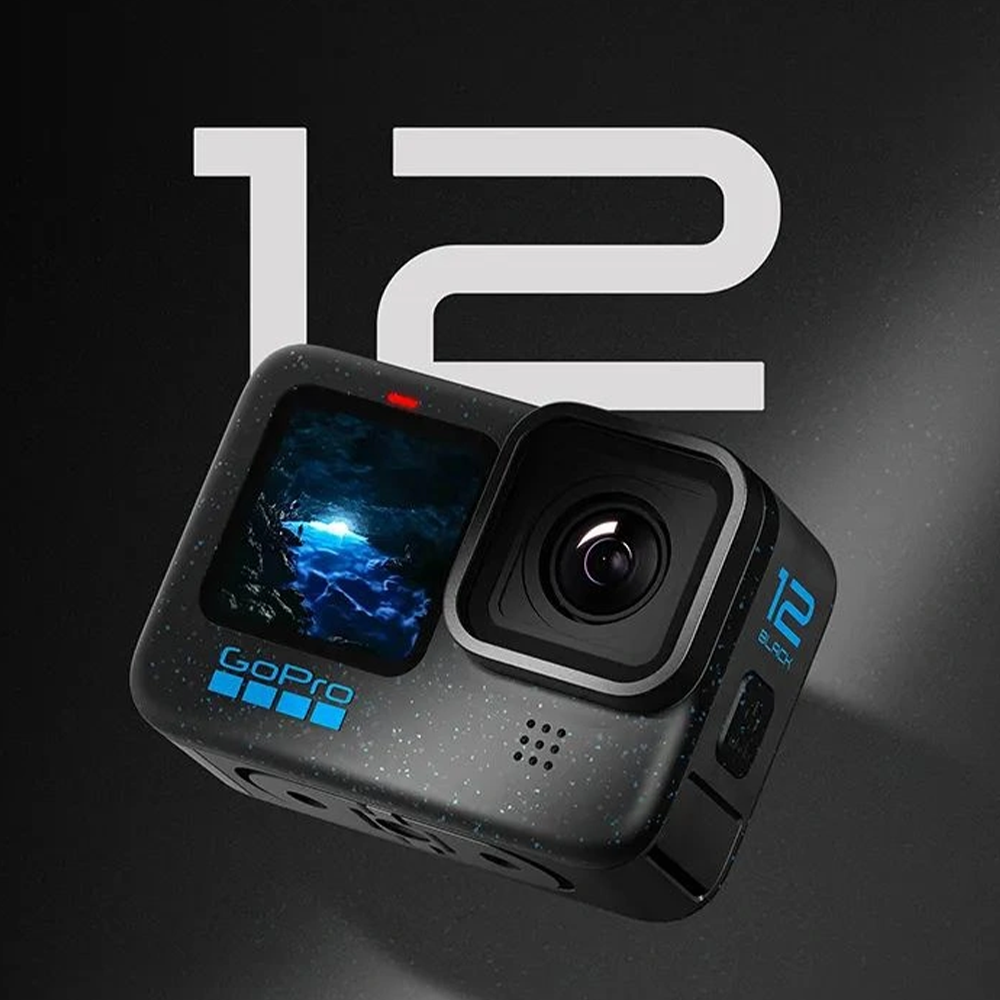 GoPro HERO 12 Waterproof Action Camera (Black)