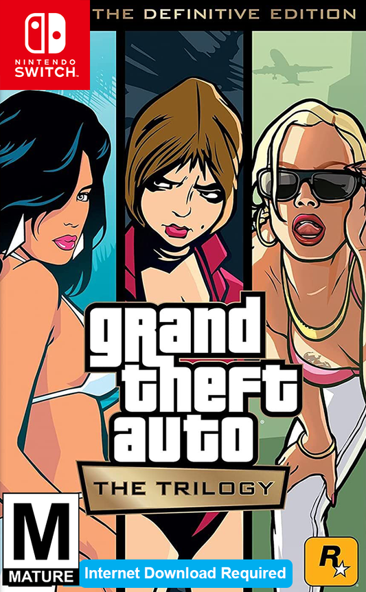 Grand Theft Auto: The Trilogy - Nintendo Game (Includes: GTA 3, Vice City, San Andreas)