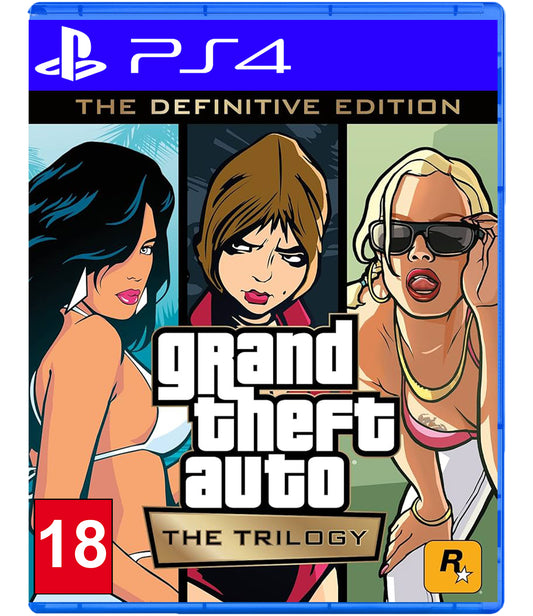 Grand Theft Auto Trilogy - PS4 Game (Includes: GTA 3, Vice City, San Andreas)
