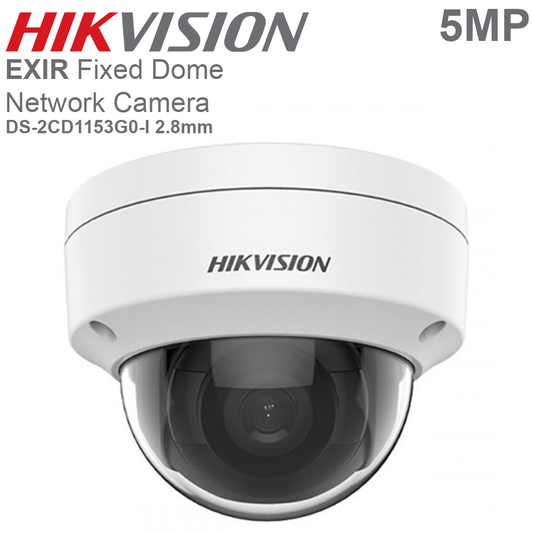 Hikvision 5MP Exir Fixed Dome Network Camera