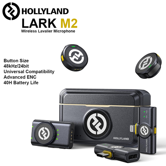 Hollyland Lark M2 Wireless Lavalier Microphone