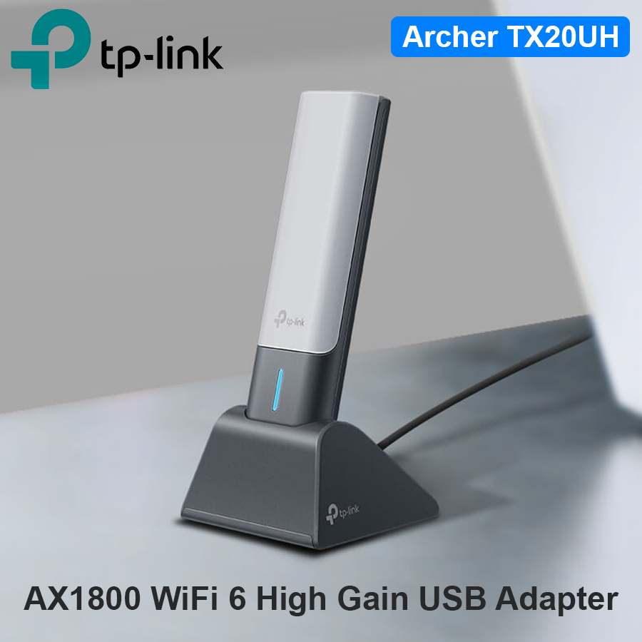 TP Link AX1800 High Gain WiFi 6 USB Adapter - Archer TX20UH