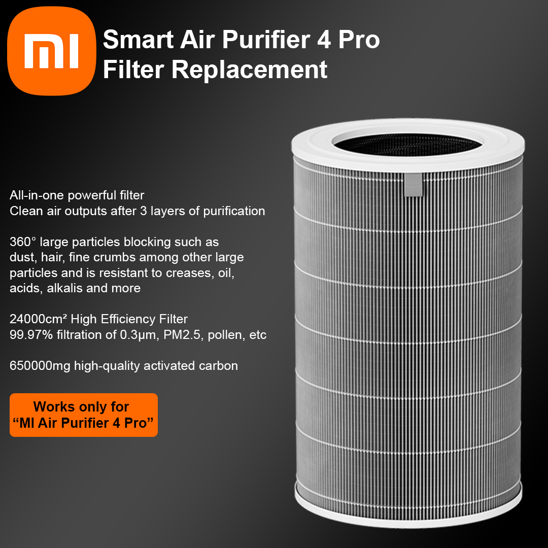 Xiaomi MI Smart Air Purifier 4 Pro Filter Replacement