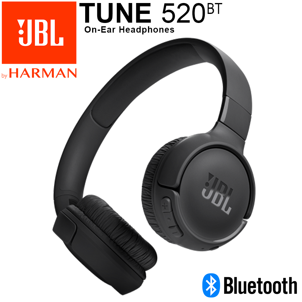 JBL Tune 520BT | Wireless On-Ear Headphone - Black