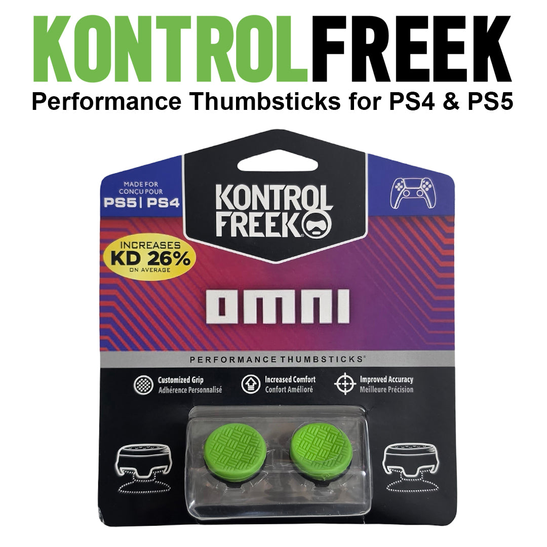 Kontrol Freak Omni Performance Thumbsticks for PS4 & PS5 - Green