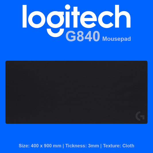 Logitech G840 Extra Large Cloth Gaming Mouse Pad