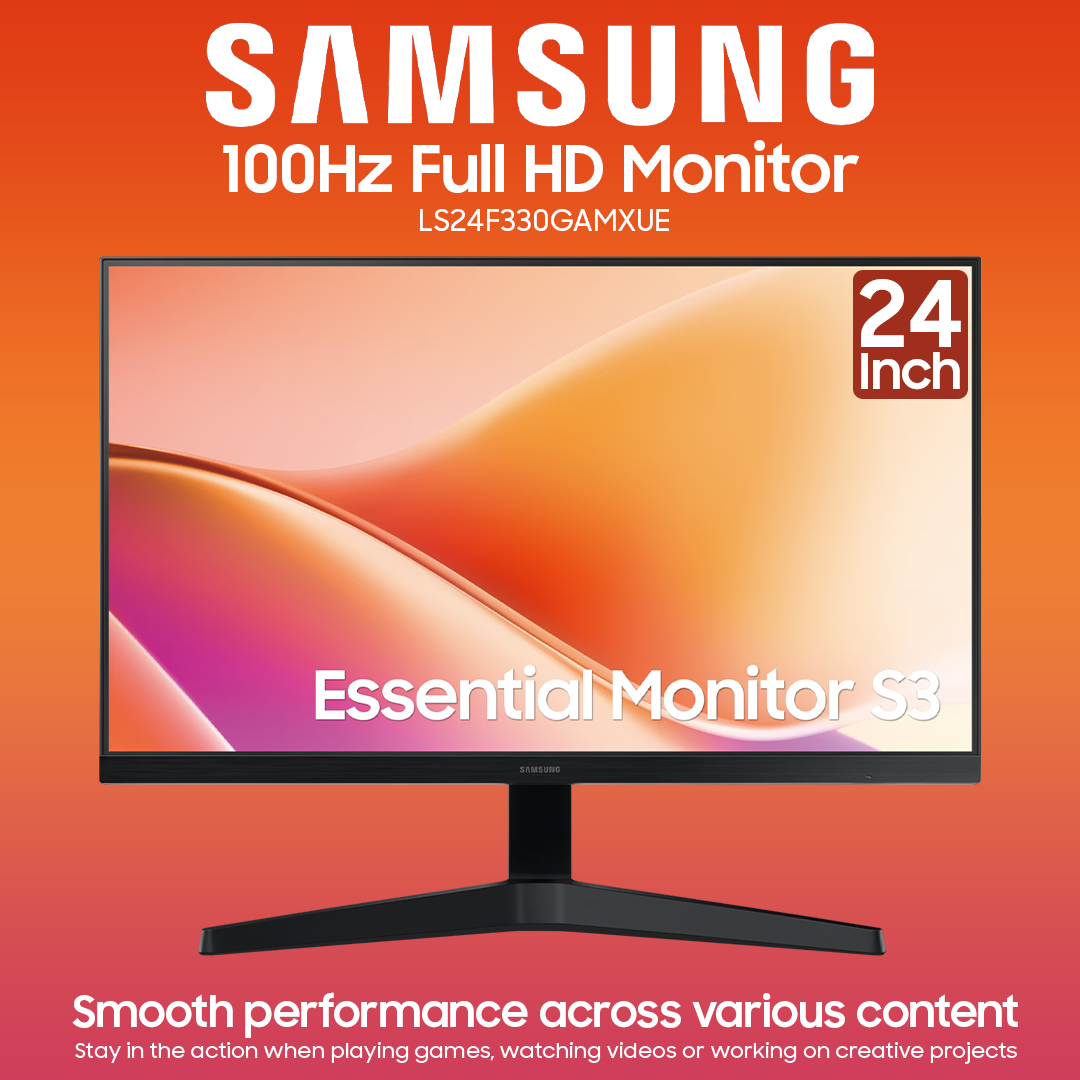 Samsung 24 Inch 100Hz Full HD Monitor - LS24F330EAMXUE
