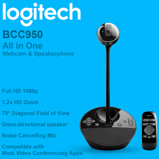 Logitech BCC950 All In One Webcam and Speakerphone