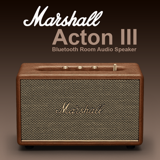 Marshall Acton III Bluetooth Speaker - Brown Leather